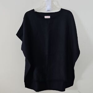 Cuyana Classic Black  Baby Alpaca Sweater Oversize (M)